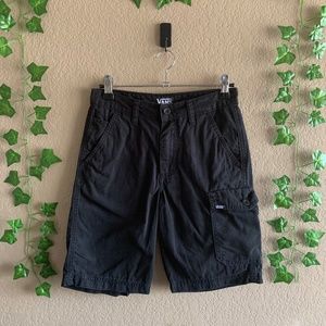 Vans Black Children's Casual Bermuda Cargo Shorts